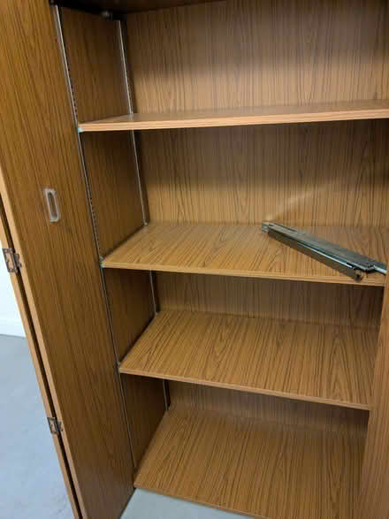 Photo of free Large sturdy cupboard - dark brown (Stechford B33) #2