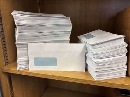 Photo of free A4 window white envelopes a lot but I haven’t counted them (Woodville DE11) #1