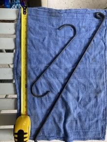 Photo of free Metal hooks (Nr Fresh Pond & Mt Auburn Cem.) #1
