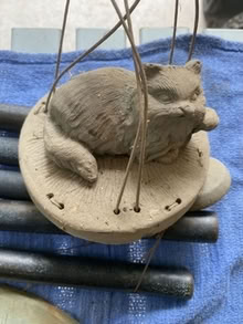 Photo of free Cat wind chimes (Nr Fresh Pond & Mt Auburn Cem.) #2