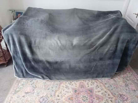 Photo of free Very Large Thick Material Charcoal Grey Throwover / Blanket (Gidlow WN6) #1