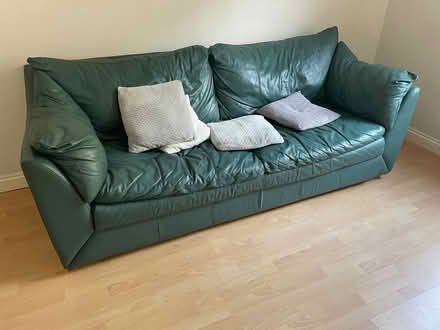 Photo of free Green sofa (Moorfields) #1