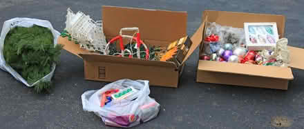 Photo of free Xmas Lights + Ornaments+ Garland (West Townsend) #1