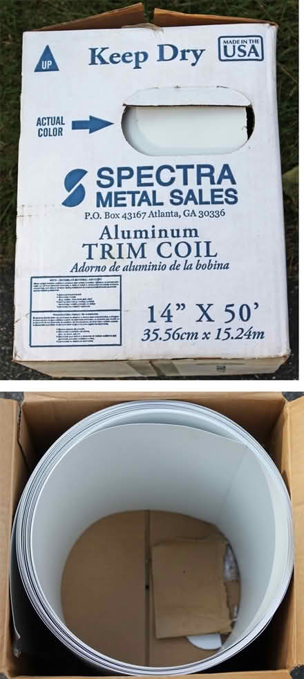 Photo of free Roll of White Aluminum Trim Coil (West Townsend) #1