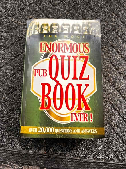 Photo of free Enormous pub quiz book (Spondon DE21) #1