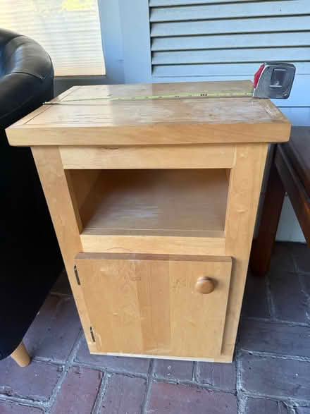 Photo of free Solid wood side table/night stand (Montclair-off Hwy 13) #1