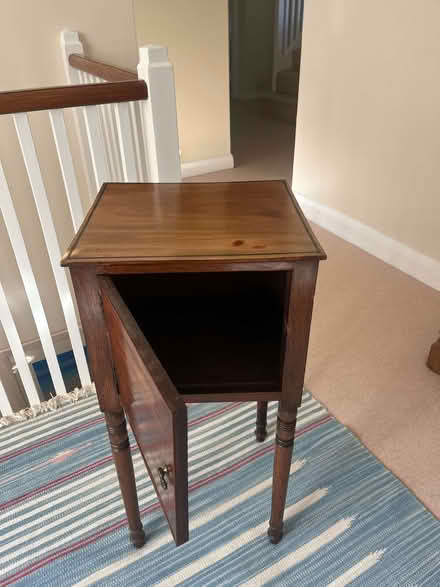 Photo of free 19th Century mahogany pot stand (Horsted Keynes RH17) #2