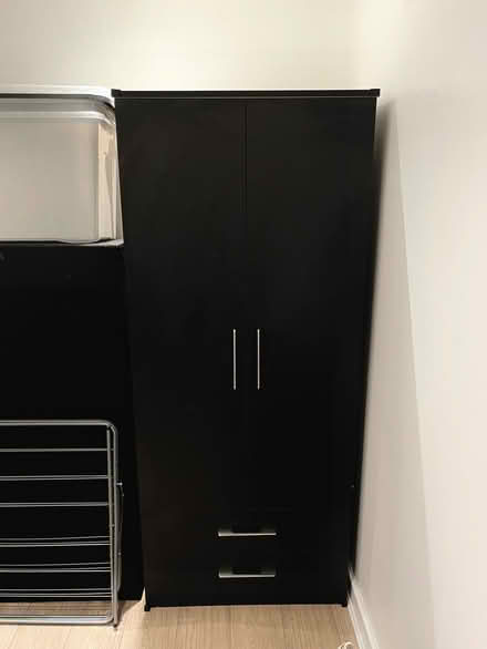 Photo of free Tall Black Wardrobe/Dresser - Pickup Caledonian Road (North Road N7) #1