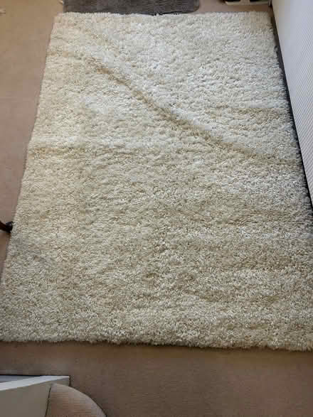 Photo of free White thick pile rug as new (Elmstead BR7) #1