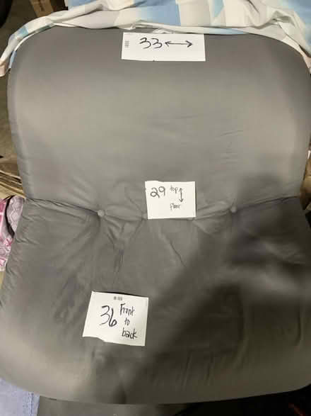 Photo of free Comfy gray chair (Penitencia Creek San Jose) #2