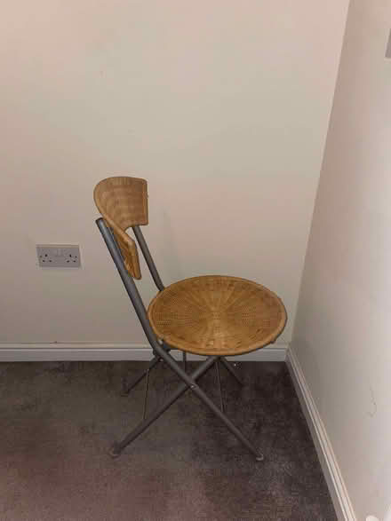 Photo of free Stylish Folding Wicker Chair (Monkwick CO2) #2