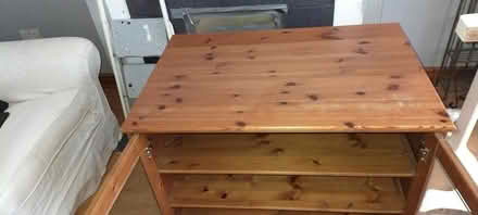 Photo of free Wood glass door cabinet (Leeds LS8 5QD) #1