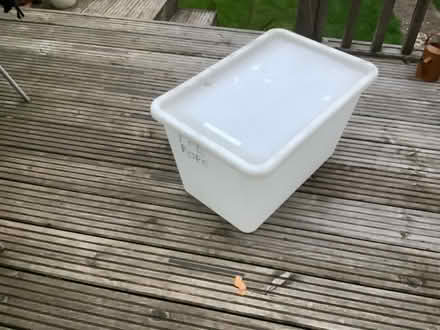 Photo of free IKEA White storage box (Overslade CV22) #1