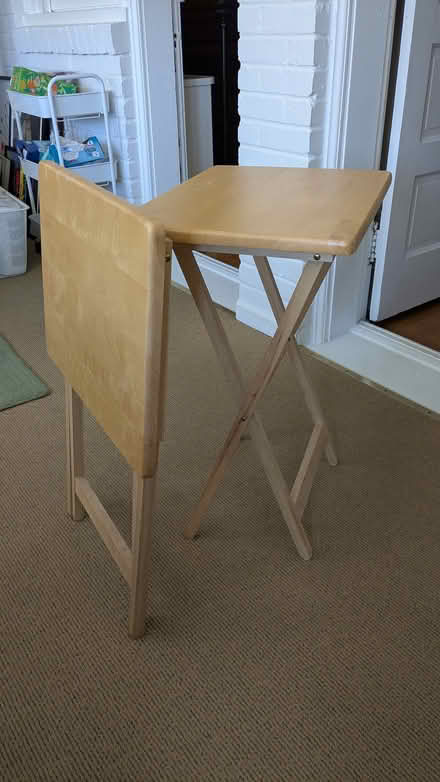 Photo of free two folding wooden tables (Manor Park, Washington, DC) #1