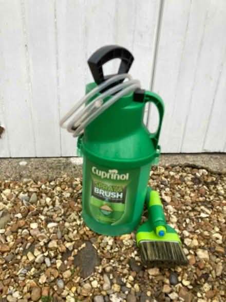 Photo of free Cuprinol spray can and brush (GU11) #1