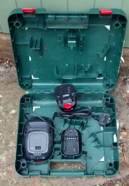 Photo of free 2 Bosch 18v Lithium-ion batteries + charger (Kirkton of Kingoldrum DD8) #1