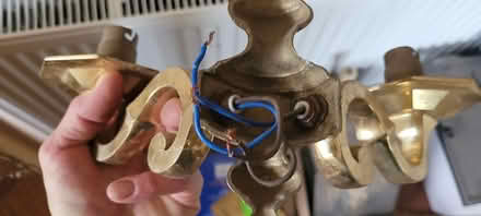 Photo of free Brass wall light (Knighton) #1