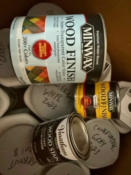 Photo of free Paint samples (quarts) + wood stain (16th st hts dc) #2