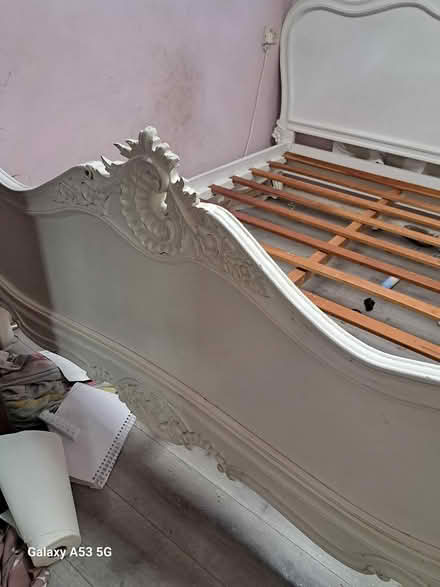 Photo of free Beautiful King size bed frame (CR0) #3