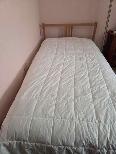 Photo of free Ikea twin bed frame and mattress (Lansdale near North Penn high.) #1