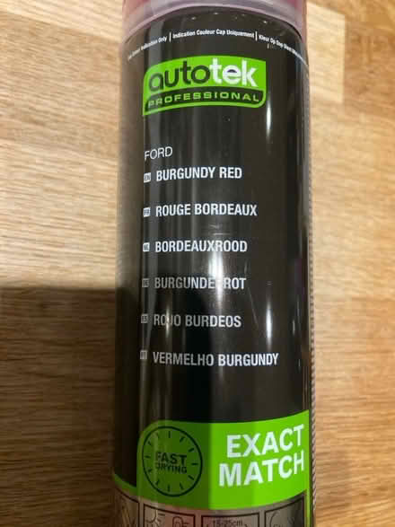 Photo of free Autotek Ford burgundy red car paint (CT5) #1