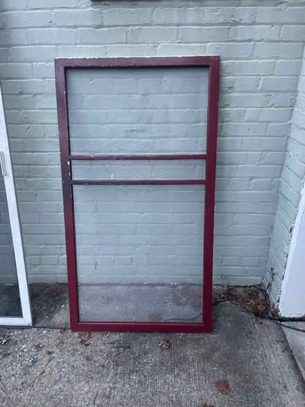 Photo of free wooden screen door insert (Chevy Chase DC) #1