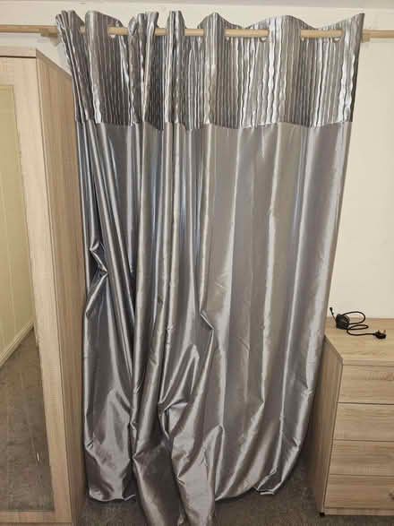 Photo of free Silver Full Length Curtain (Monkwick CO2) #1