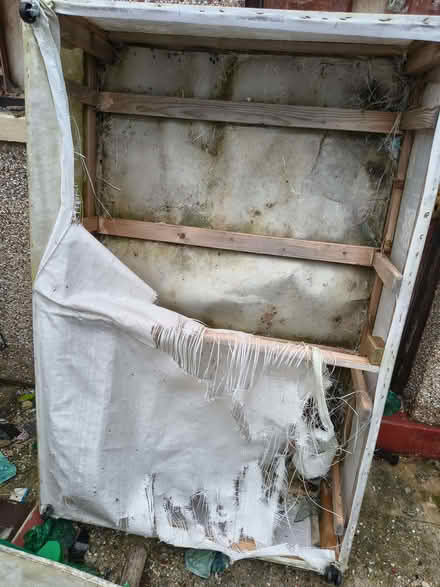 Photo of free 2 single wooden bed frames (scrap) (Sandylands LA3) #1
