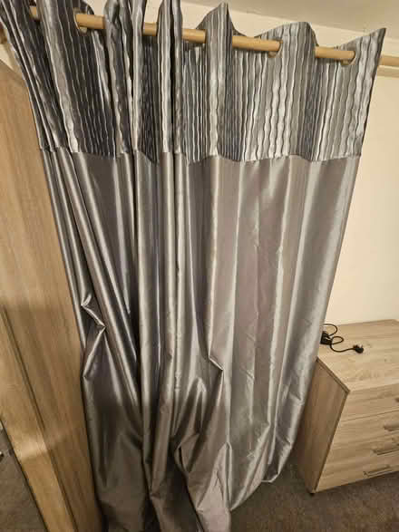 Photo of free Silver Full Length Curtain (Monkwick CO2) #2