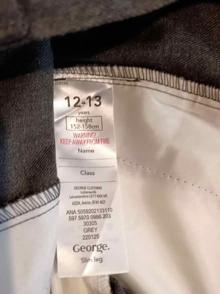 Photo of free Grey School Trousers for boys (Bradford) #2
