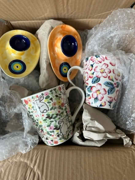 Photo of free Sherry glasses, mugs, egg holders (Worcester Park) #1