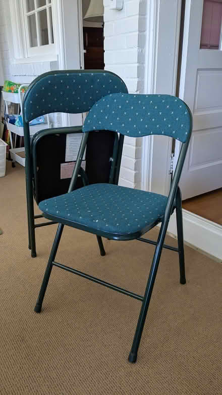 Photo of free two metal folding chairs (Manor Park, Washington, DC) #1