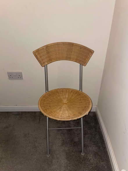Photo of free Stylish Folding Wicker Chair (Monkwick CO2) #1