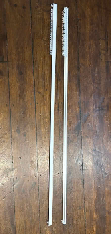 Photo of free White curtain rails x2 (Heaton) #1