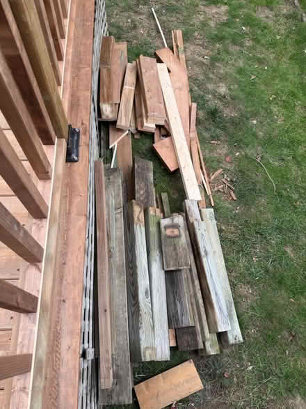Photo of free Left over pressure treated wood (Vic Park north of Eglinton) #1