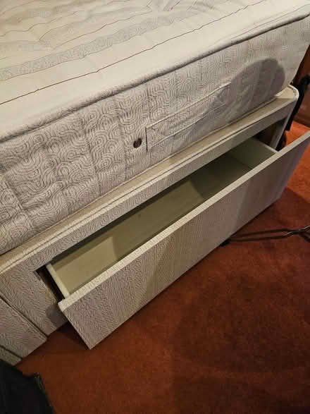 Photo of free Double bed - base and mattress (Baildon BD17) #2