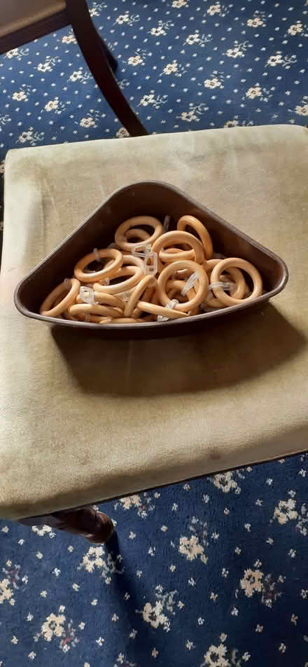 Photo of free Wooden curtain hoops (Scrooby DN10) #1