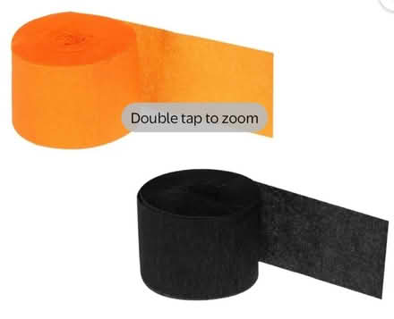 Photo of Orange and Black Crepe Paper (Redwood City) #1