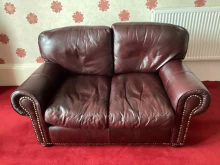 Photo of free 2 seater leather sofa (Newhaven EH6) #1