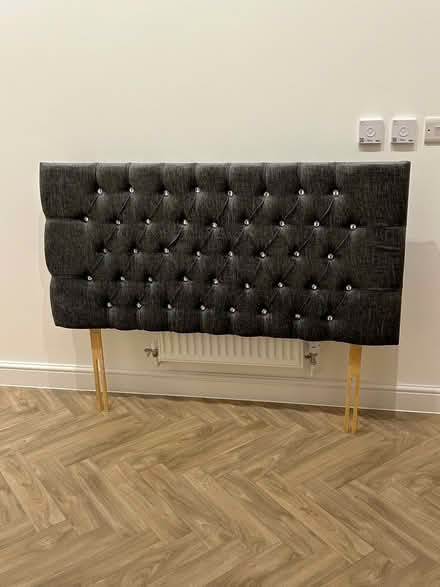 Photo of free Charcoal grey double size headboard (Cotebrook CW6) #1