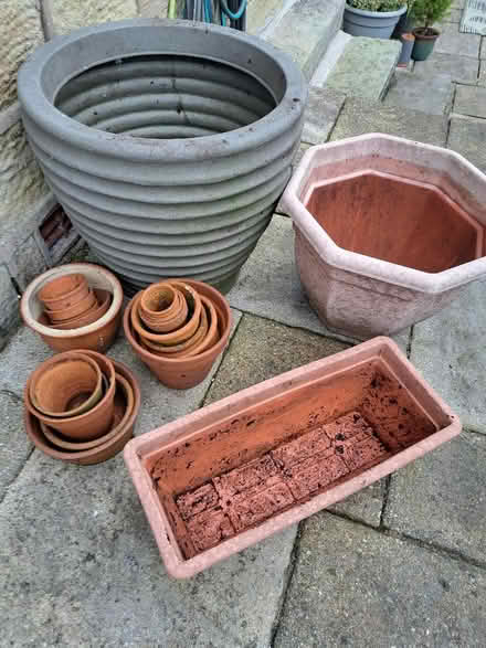 Photo of free Collection of plant pots. (Barrow Bridge BL1) #1