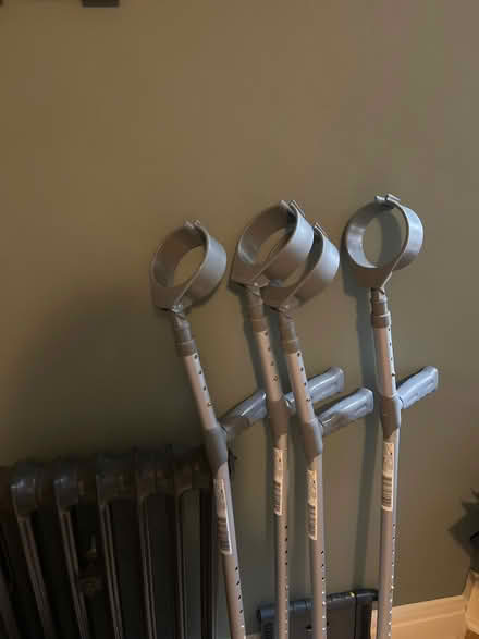 Photo of free Adjustable crutches (2 sets) (Eastbourne BN21) #1