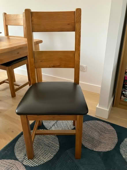 Photo of free 2 x oak chairs (Cepen Park North) #1