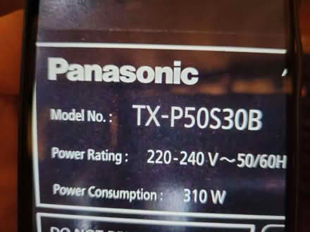 Photo of TV Stand - Panasonic TX-P50S30B (Lower Mounts) #1