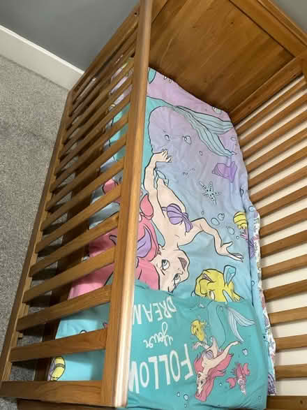 Photo of free Oak furniture land cot bed (Welwyn Garden City) #4