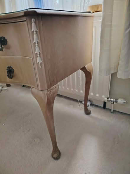 Photo of free Vintage dressing table and stool with matching side table. (Greaves LA1) #3