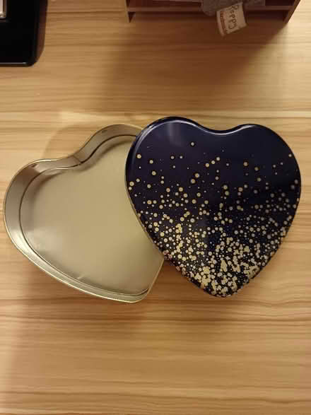 Photo of free Heart shaped tin (Holt Lane End M35) #1