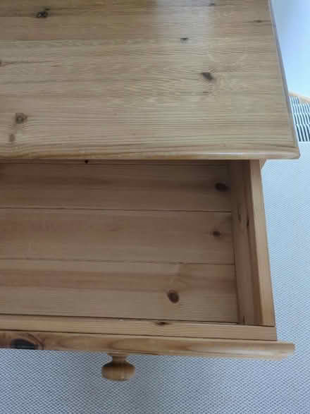 Photo of free Waxed Pine 4 drawer Chest with Mirror (Albourne BN6) #3