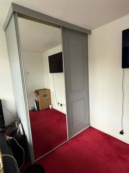 Photo of free 2 x sliding fitted wardrobe doors (WA15 Timperley) #1