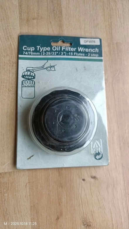 Photo of free Oil Filter Wrench, cup type (Tilehurst, Reading RG31) #1